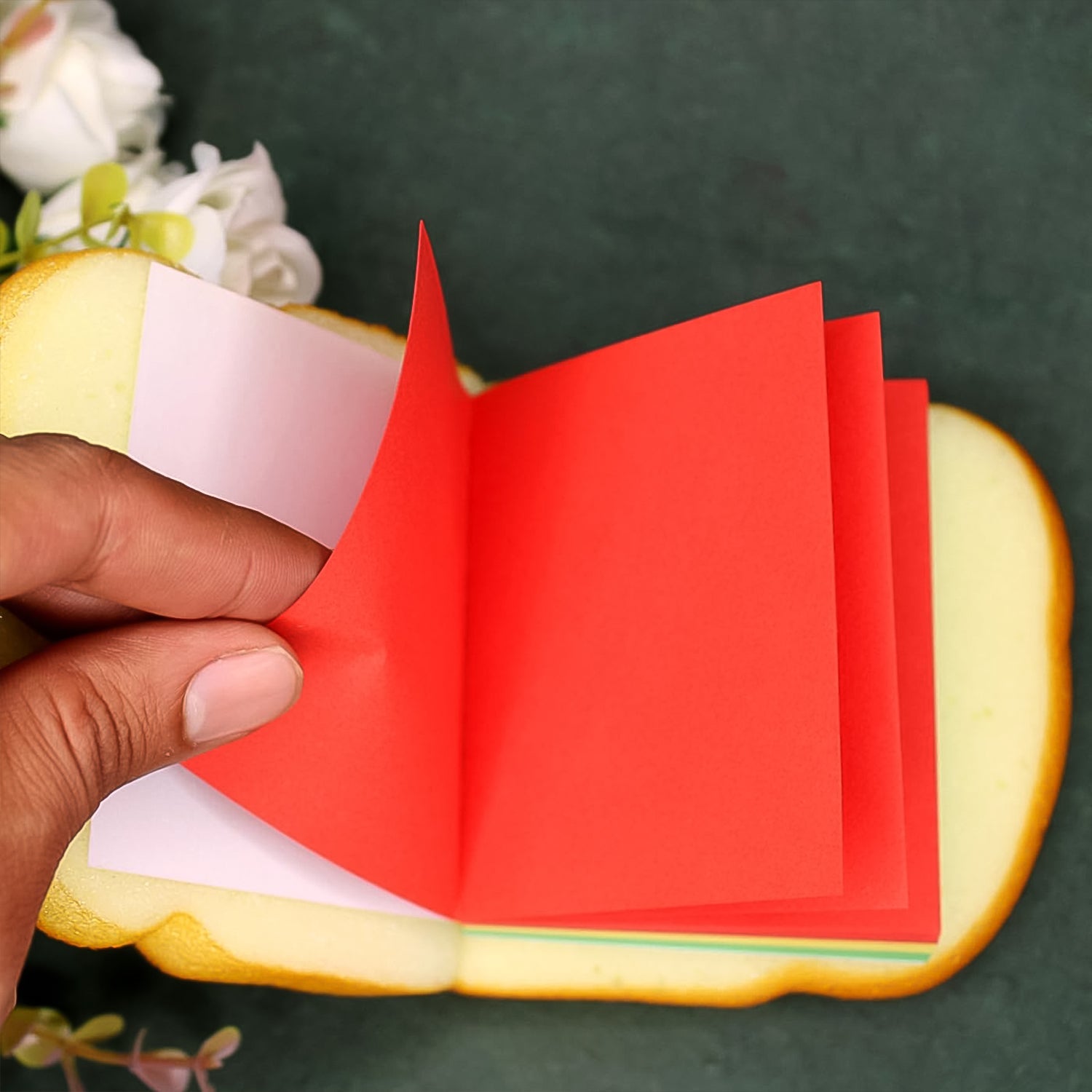 Sandwich Sticky Notes 80 Multicolor Pages | Foloria - Detail View 7