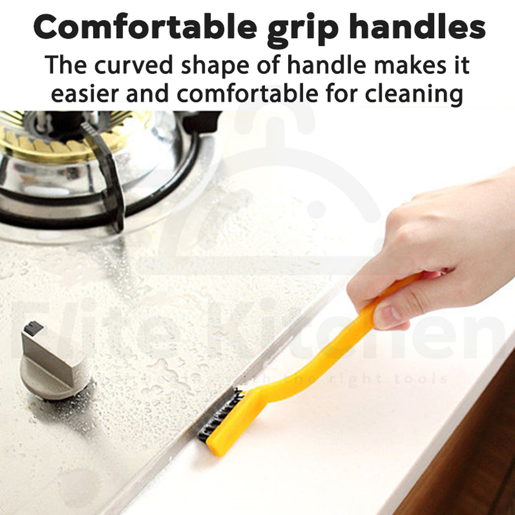 Mini Nylon Cleaning Brush Powerful Scrubbing for Home | Velvet Wipe - Detail View 6