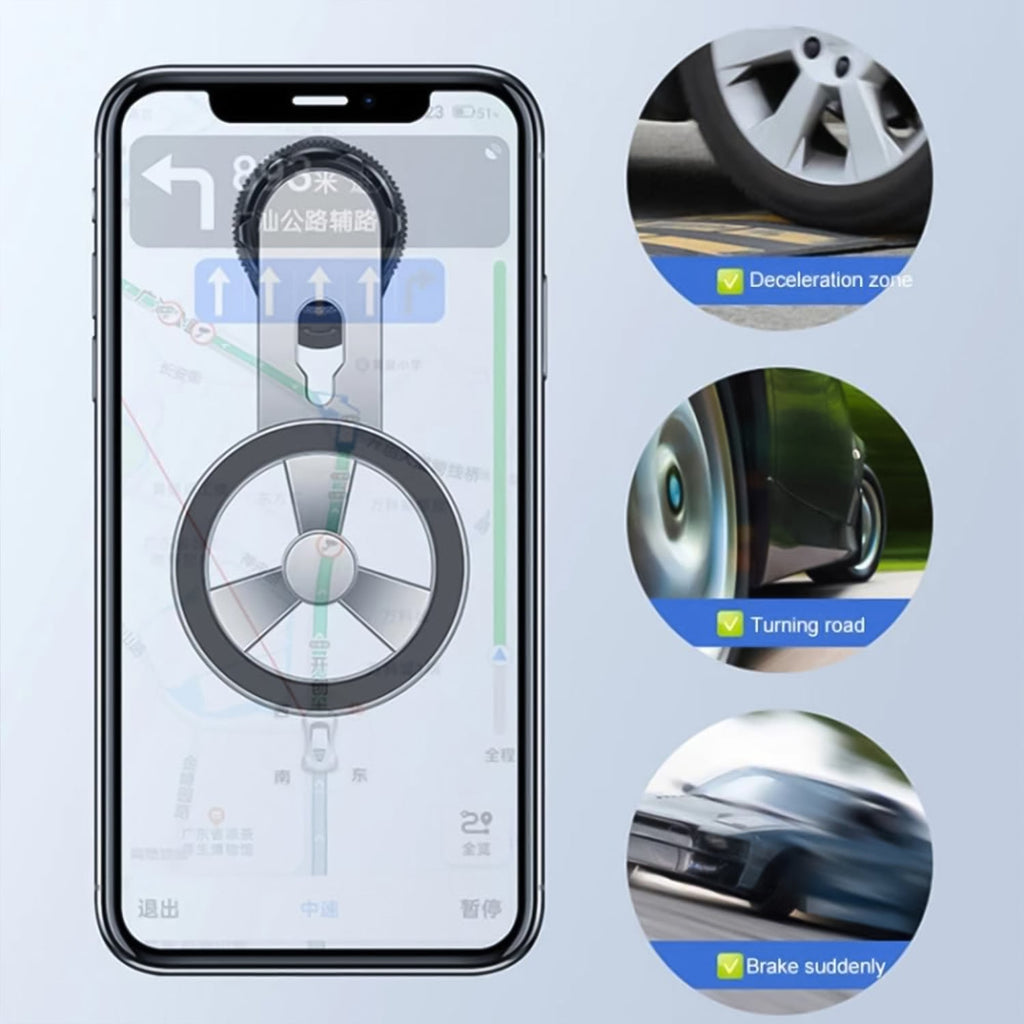 ALVENZA Magnetic Car Phone Holder – 360° Rotatable Air Vent Mount | Velvet Wheels