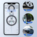 ALVENZA Magnetic Car Phone Holder – 360° Rotatable Air Vent Mount | Velvet Wheels