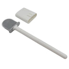 Silicone Toilet Brush Wall-Mounted, Anti-Drip Cleaner | Velvet Wipe - Detail View 6