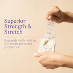 Breastmilk Storage Bags – Double Zipper Seal 60 Pcs | FERVENT