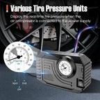 ALVENZA Portable Tire Inflator – 12V Air Compressor with Gauge | RaceVault