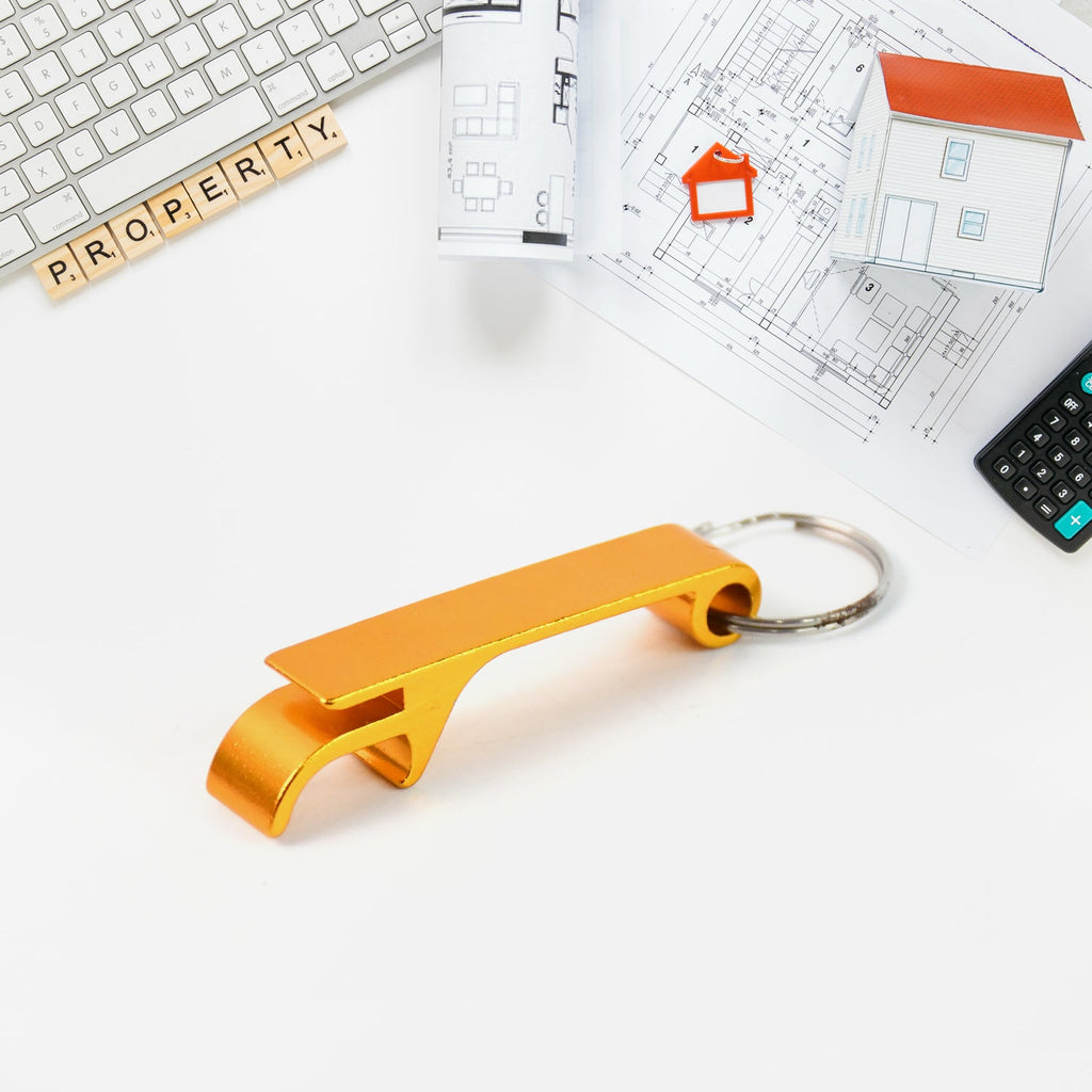 ALVENZA Stainless Steel Keychain – Durable Sleek Metal Key Ring