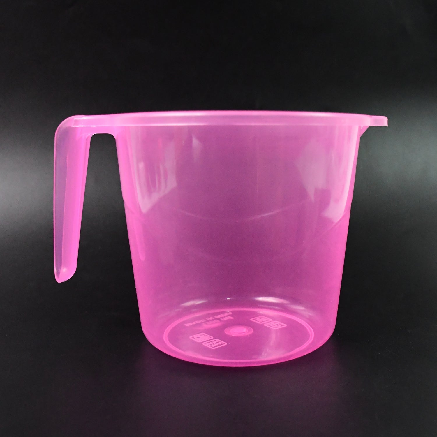 Bath Water Mug 1200ml Transparent Plastic for Bathroom | Bathora - Detail View 6