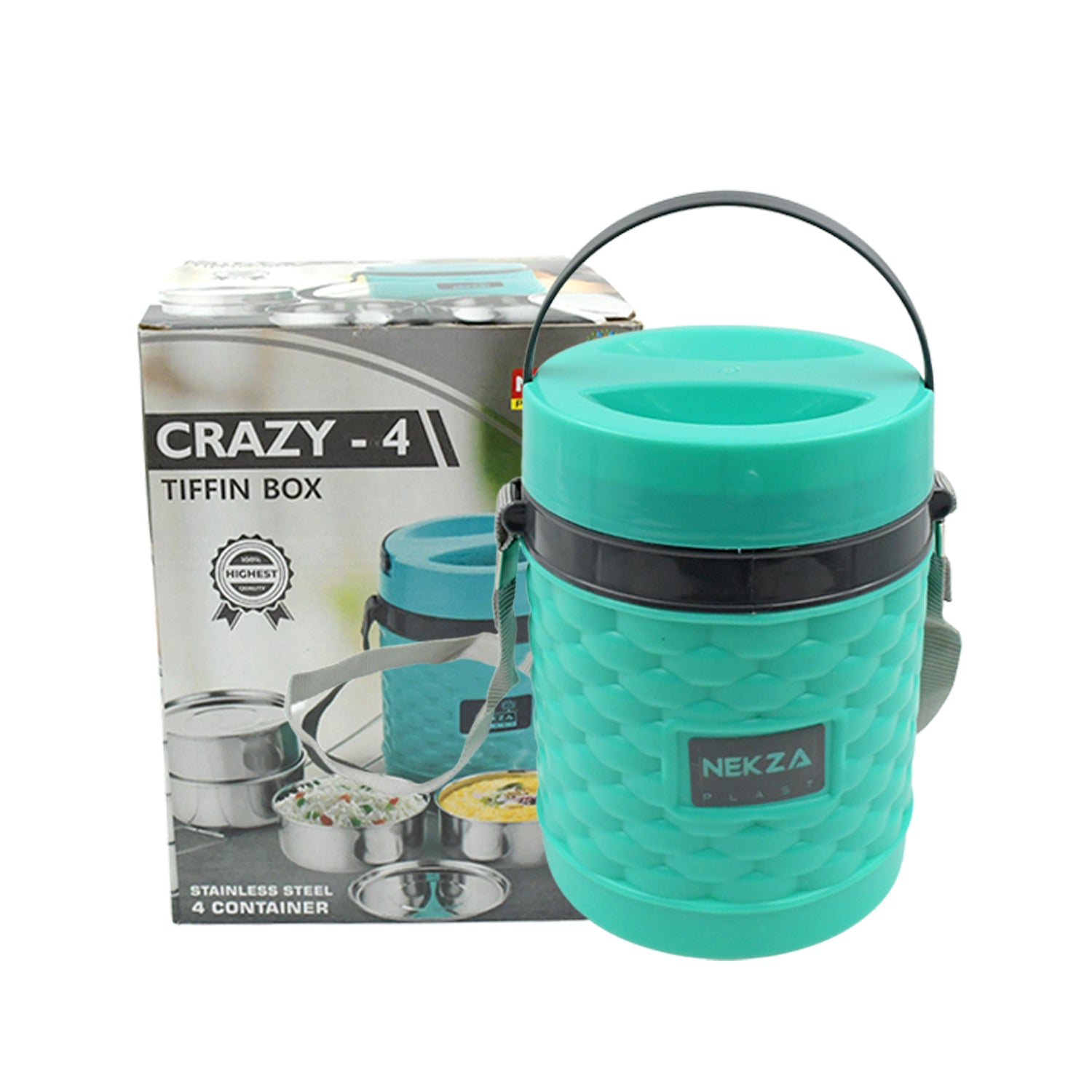 ALVENZA Double Wall Insulated Stainless Steel Tiffin – Keeps Food Hot & Fresh