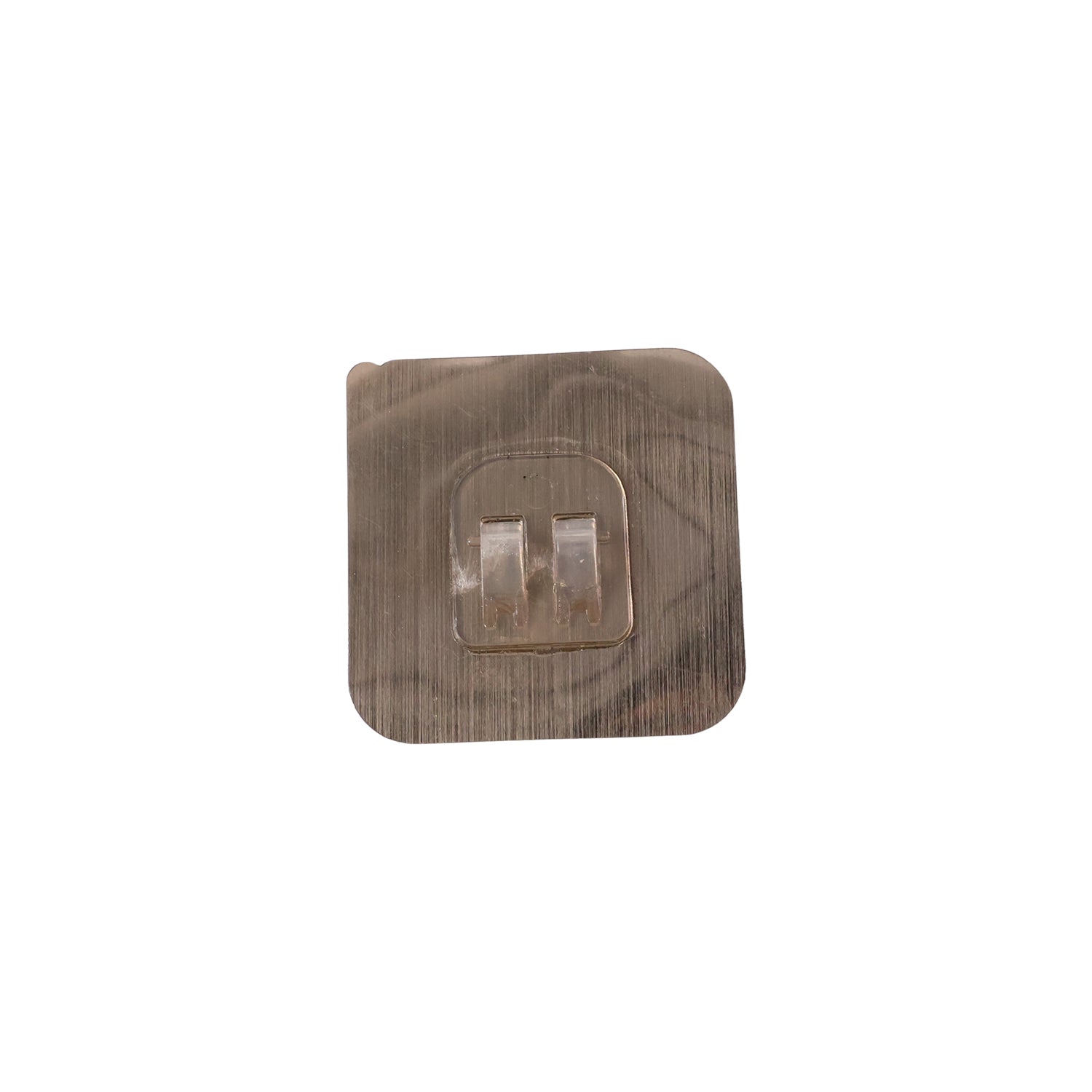 Adhesive Plastic Wall Hook Strong Hold & Easy Installation - Back View
