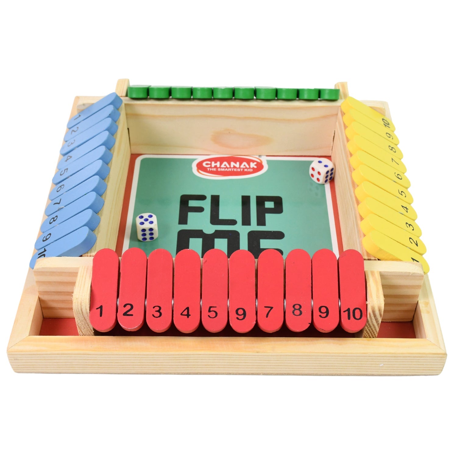 Shut The Box Game Classic Wooden Dice for Family Fun | Aditi - Detail View 5