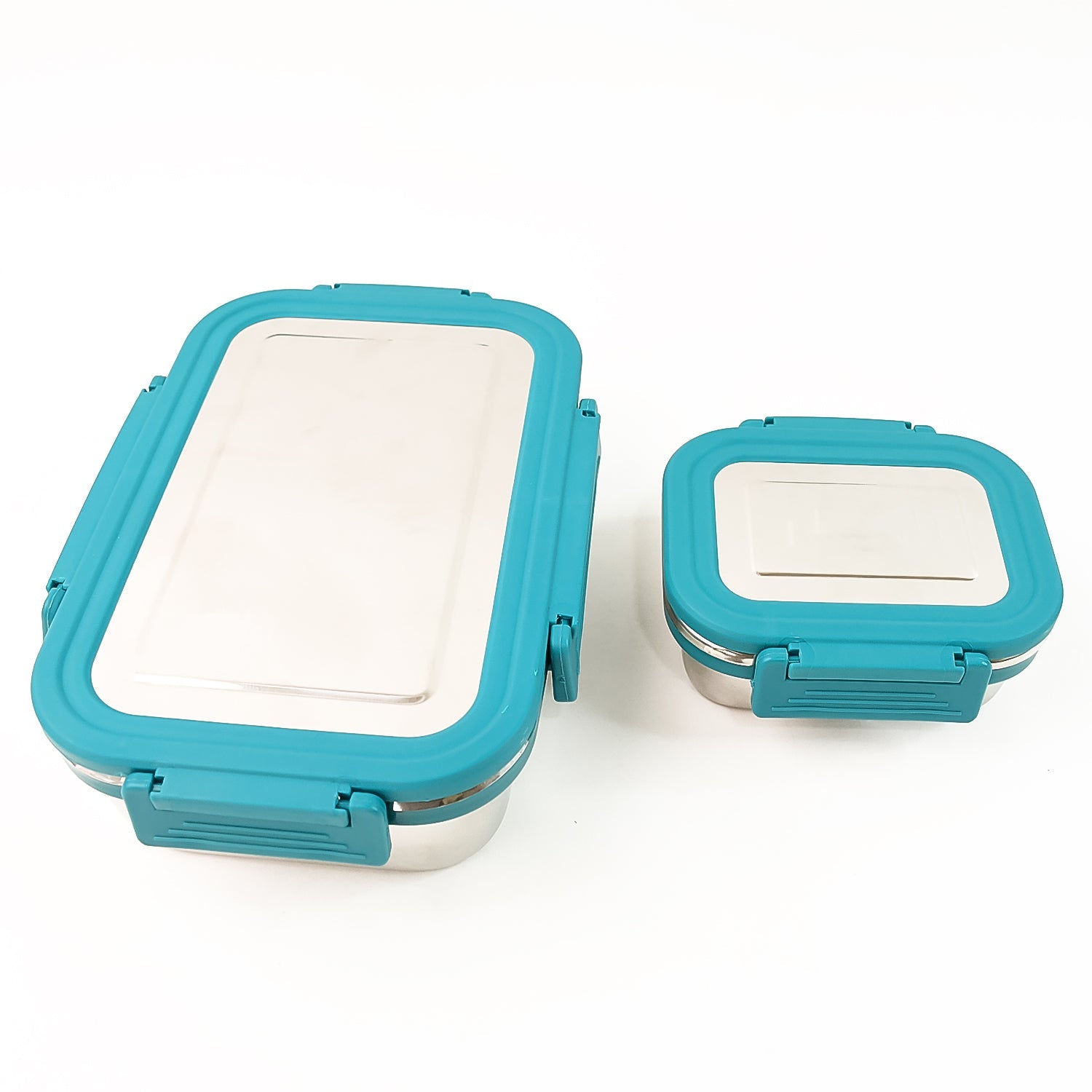ALVENZA Stainless Steel Lunch Box – Durable Leak-Proof 2 Pc Set