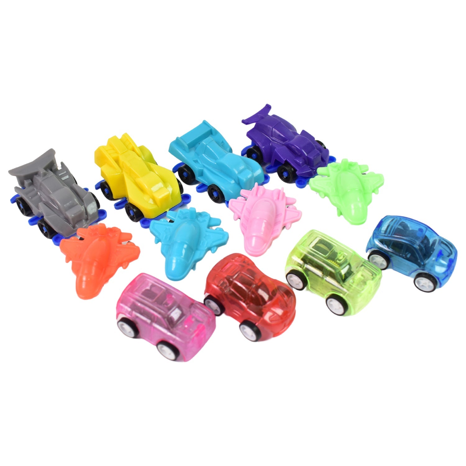 Pull Back Car Set 12 Mini Vehicle Toys for Kids | Aditi - Detail View 5