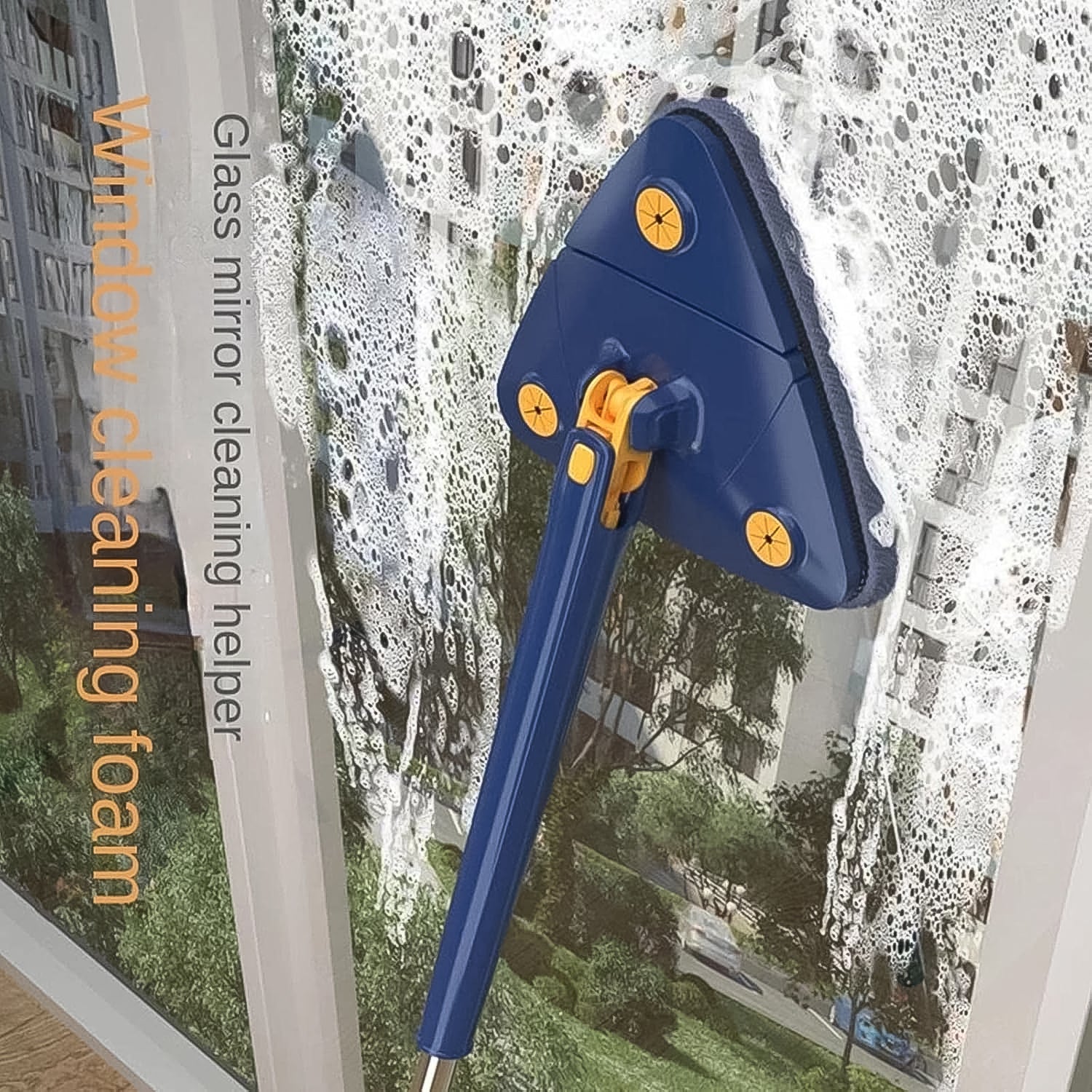 ALVENZA Triangle Mop – 360° Rotatable, Extendable Handle | Storenzo