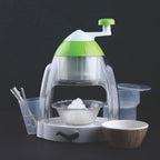 ALVENZA Manual Ice Crusher – Portable Snow Cone Maker with Hand Crank