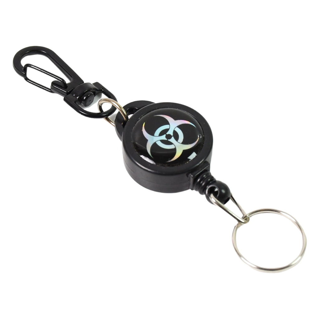 Retractable Key Chain Anti-Lost Steel Wire Reel - Back View