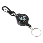 Retractable Key Chain Anti-Lost Steel Wire Reel - Back View