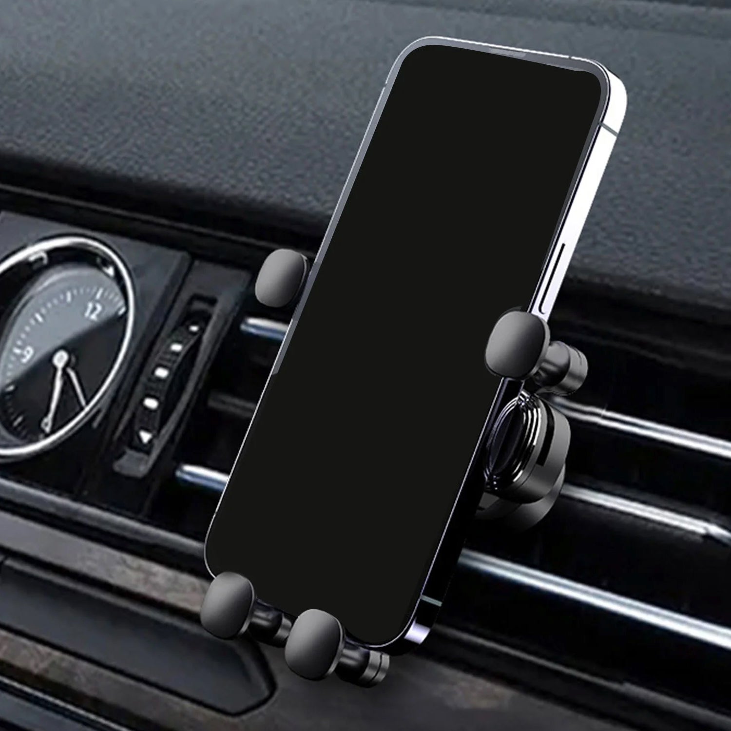 ALVENZA Car Air Vent Phone Holder – 360° Rotation & Secure Grip