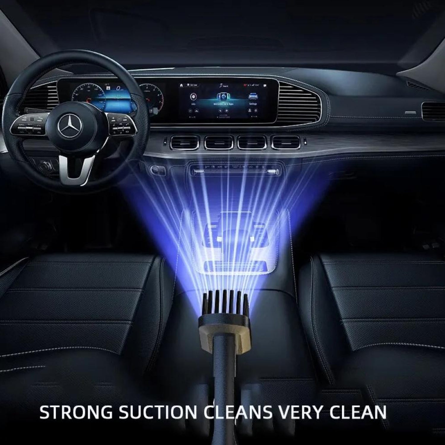 ALVENZA Wireless Car Vacuum Cleaner – Portable 2-in-1 Dust Buster | Velvet Wheels