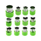 Stainless Steel Cookie Cutter Set 12 Pc Baking Molds | Bake & Dwell - Detail View 5