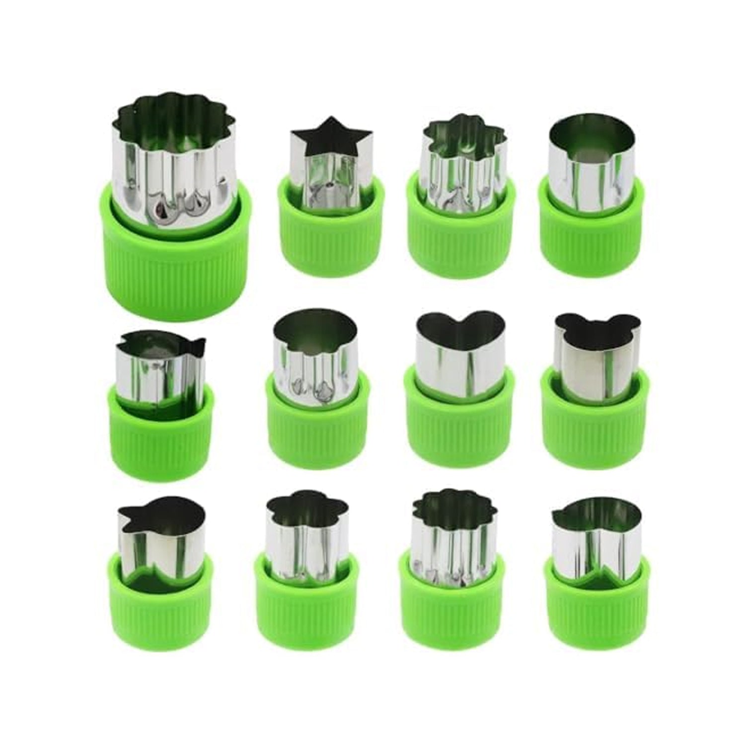 Stainless Steel Cookie Cutter Set 12 Pc Baking Molds | Bake & Dwell - Detail View 5