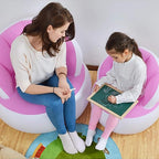 Kids Inflatable Sofa Chair With Foot Pump & Backrest | Play & Move - Detail View 6