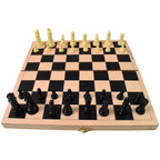 Folding Wooden Chess Set Portable 30x30cm Board | Boardoria - Detail View 5