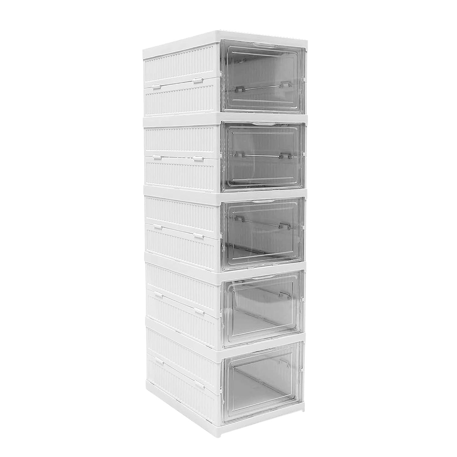 ALVENZA Stackable Storage Cart – 5-Layer Foldable Home Organizer | Organivo