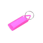 ALVENZA Clear Keychain ID Tag – Writable Durable Label for Organization
