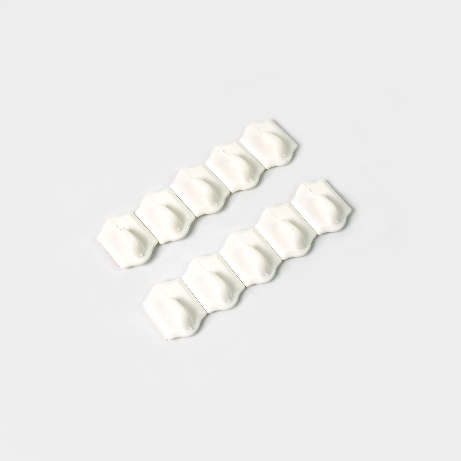 Adhesive Wall Hooks Strong Drill-Free Set of 10 | GlimmerHome - Detail View 5