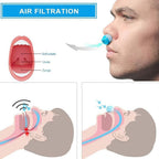 Anti-Snoring Nose Clip 2-in-1 Air Purifier Device - Front View