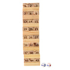 Wooden Tumbling Tower Game 48pc Family Stacking Blocks | Puzzle Vista - Detail View 5
