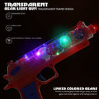 ALVENZA Transparent Gear Toy Gun – 3D Lights & Music for Kids | Aditi