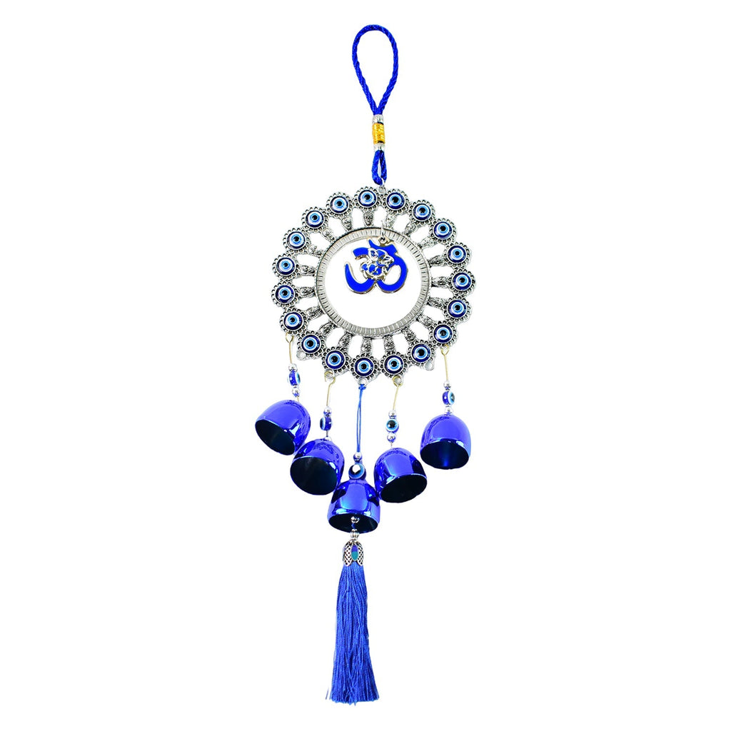 ALVENZA Om Evil Eye Wind Chime – Protective Spiritual Home Decor