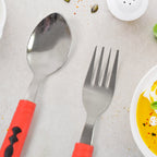Stainless Steel Cutlery Set 24-Piece with Stand | Serve Stellar - Front View