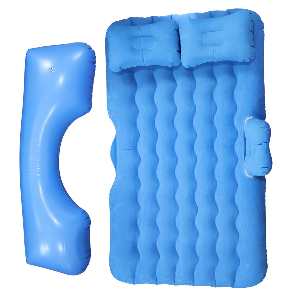 ALVENZA Inflatable Car Backseat Air Mattress – Portable Comfort with Pump & Pillows, Car Sofa