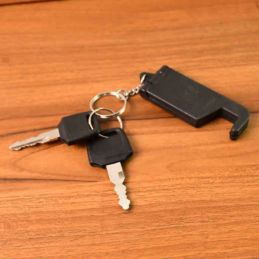 ALVENZA Plastic Keychain Mobile Stand – 2 in 1 Multicolor Phone Holder Set