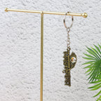 ALVENZA Krishna Theme Keychain Set – Durable Spiritual Metal Keychains