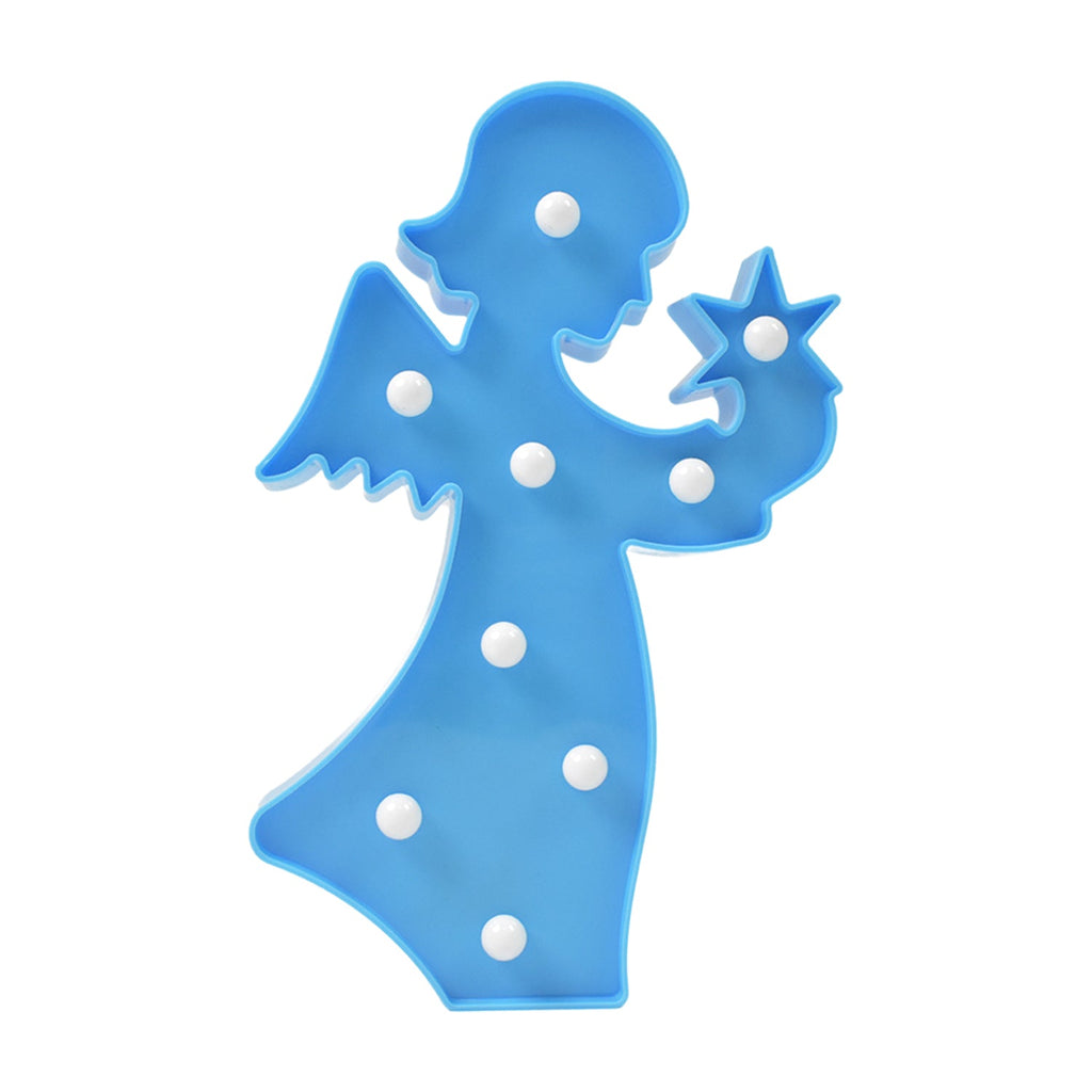 LED Angel Night Light Battery Operated Room Decor | Deskrova - Detail View 5