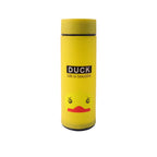 Frosted Glass Kids Water Bottle Leak-proof & Stylish Design - Back View