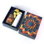 ALVENZA Temperature Bottle Gift Box – Coffee Almonds & Golden Rose