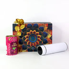 ALVENZA Personalized Gift Box – Elegant Rose & Bottle Set