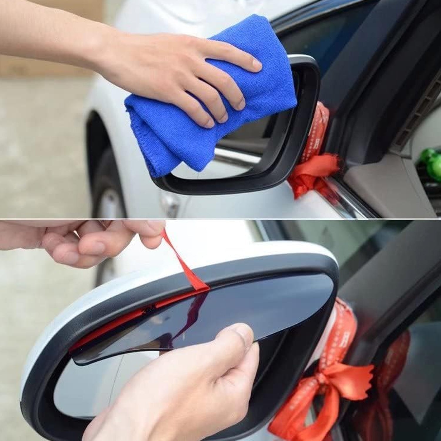 ALVENZA Car Rearview Mirror Rain Protector – Anti-Glare, All-Weather | Velvet Wheels