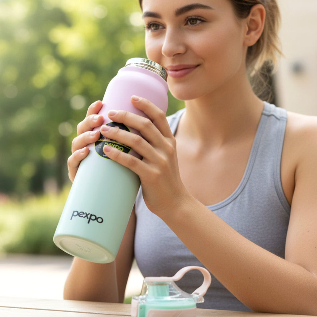 ALVENZA Insulated Stainless Steel Water Bottle – Hot & Cold Retention for Active Use