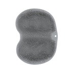 Silicone Foot Scrubber Mat Soft Bristles for Easy Foot Care - Back View