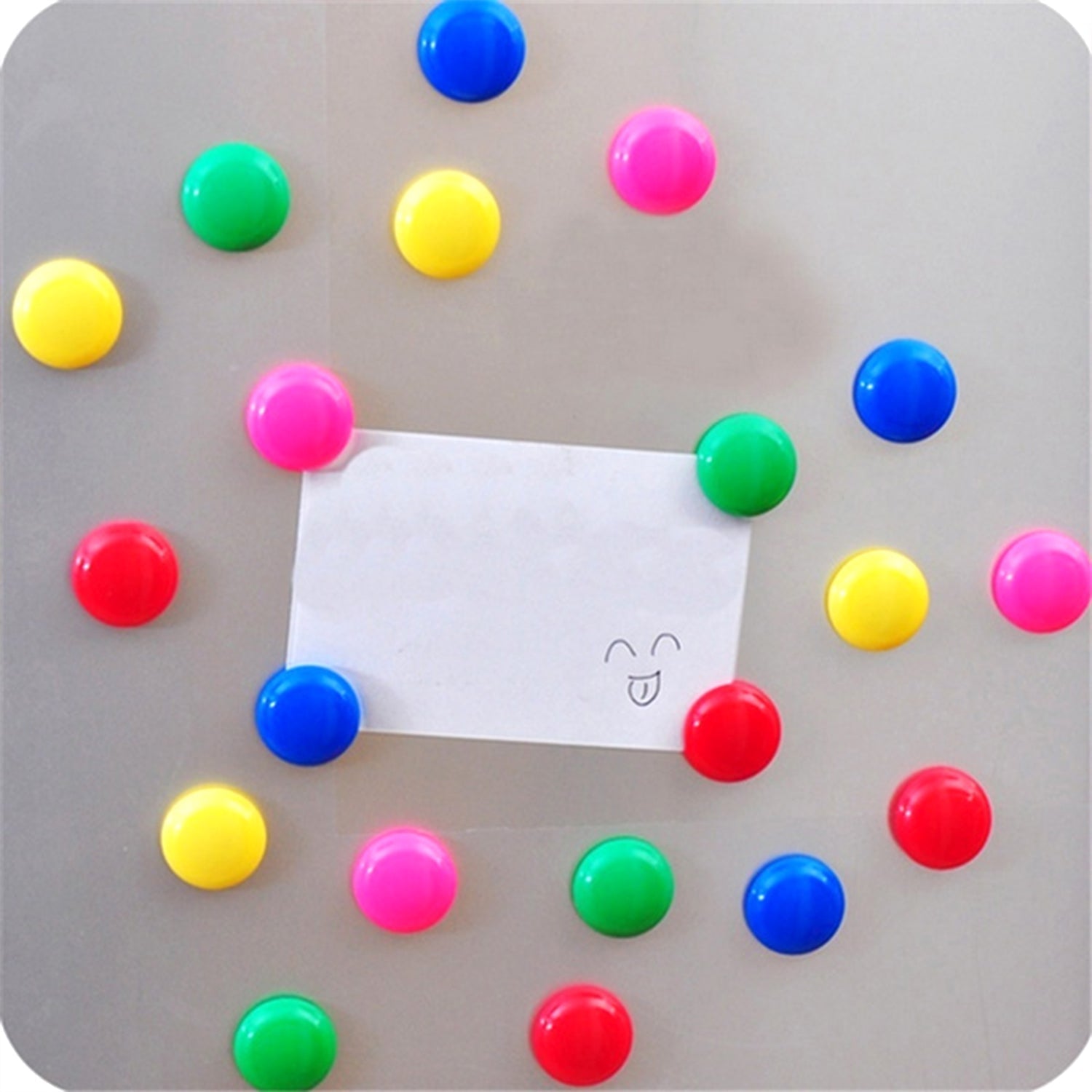 ALVENZA Whiteboard Magnetic Pins – 2cm Colourful Plastic | Deskura