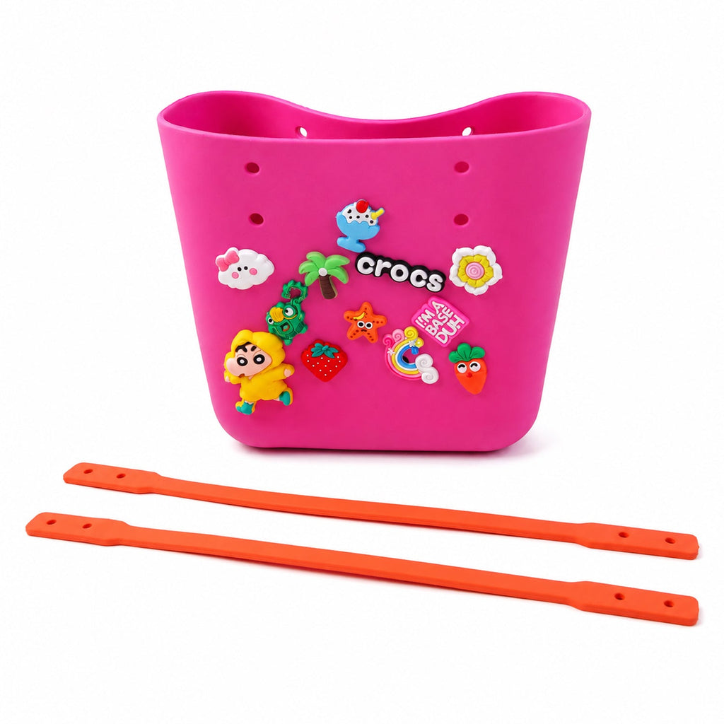 Buy Crocs-Inspired Tote Bag Spacious & Trendy for Women & Girls - Back View