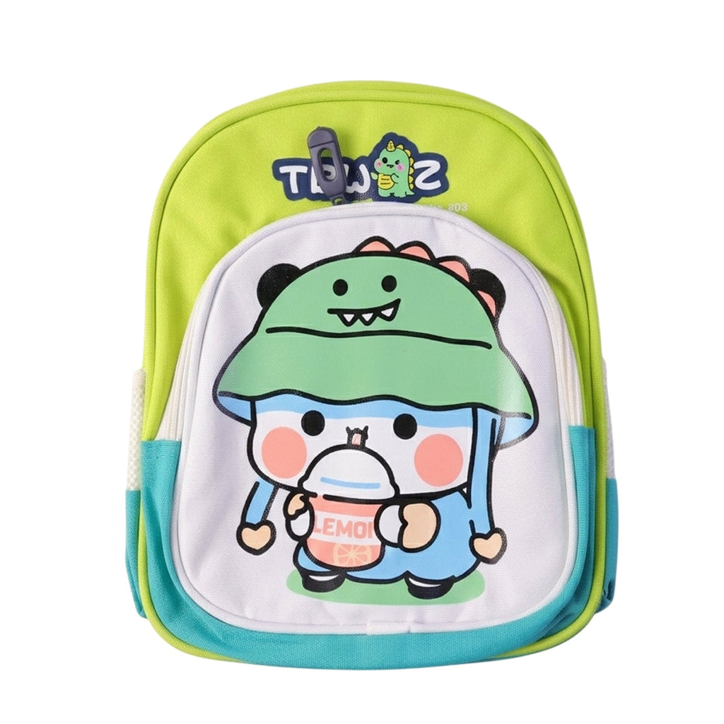 Kids Sling Backpack Lightweight Cartoon Design for Daily Use - Back View