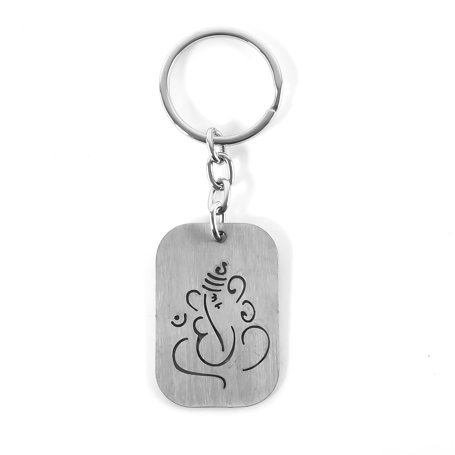 ALVENZA Ganesh Metal Keychain – Auspicious Lord Ganesha Keyring