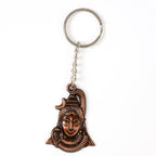 ALVENZA Lord Shiva Antique Finish Metal Keychain – Durable Devotional Gift