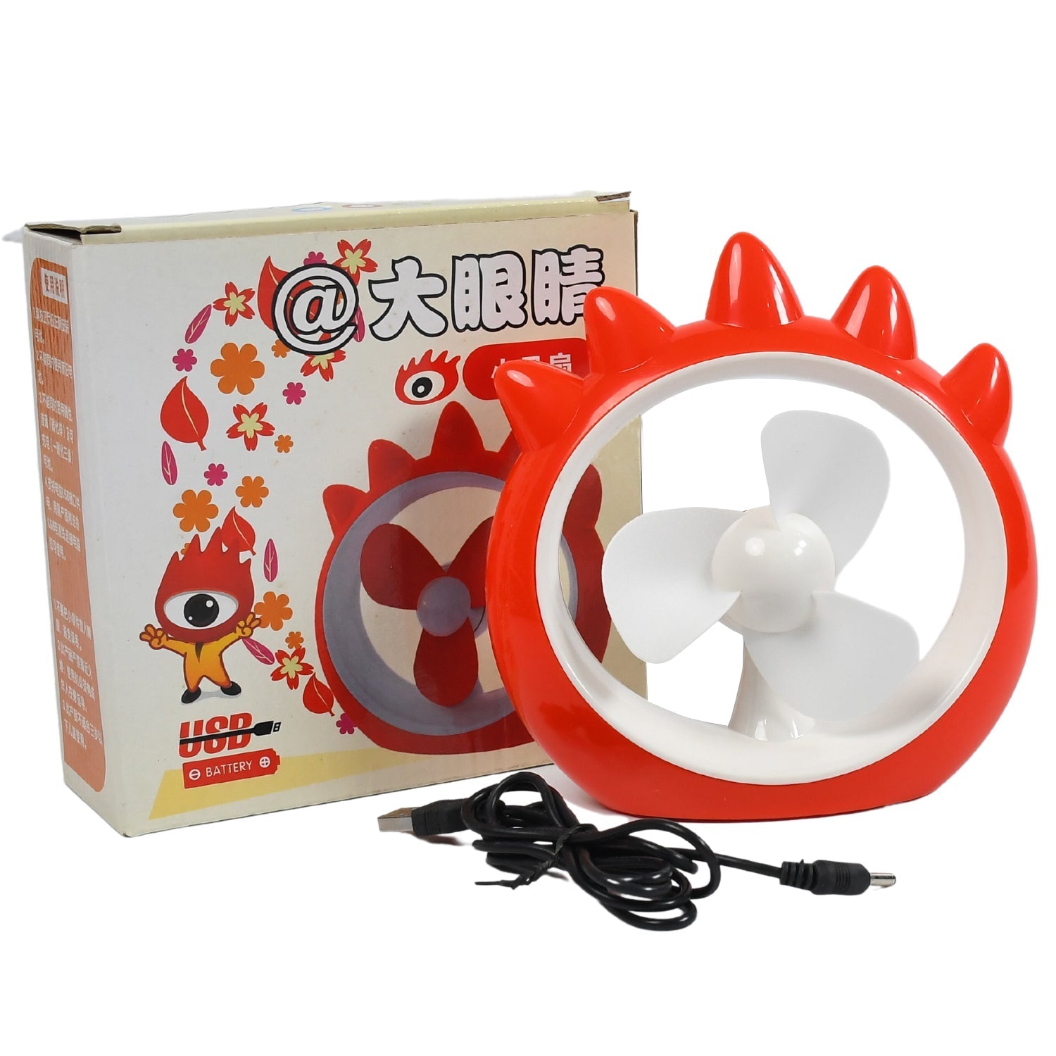 Mini USB Rechargeable Desktop Fan Compact & Quiet Cooling - Detail View 5