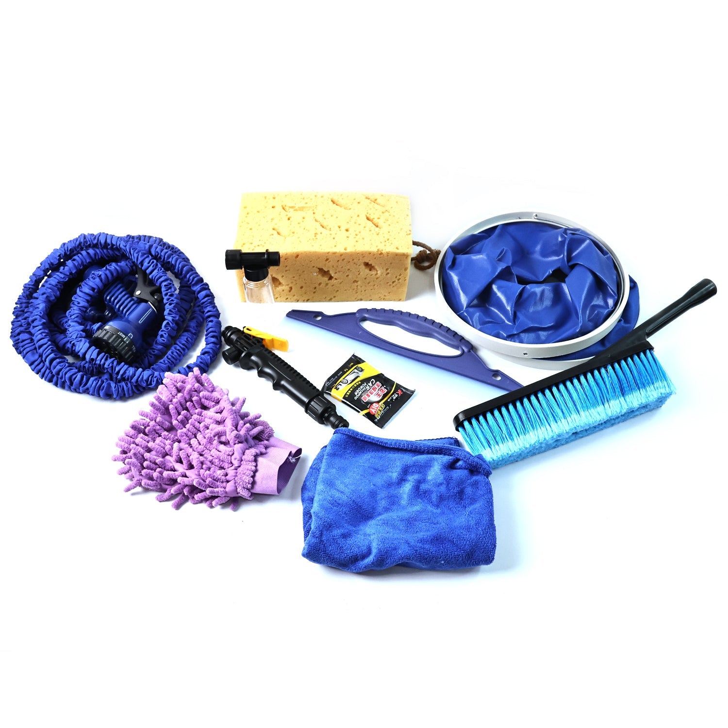 ALVENZA Car Washing Kit – Premium 9-in-1 Complete Cleaning Set