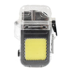 ALVENZA Electric Lighter Flashlight – USB Rechargeable 3-Mode COB | Indo Glow